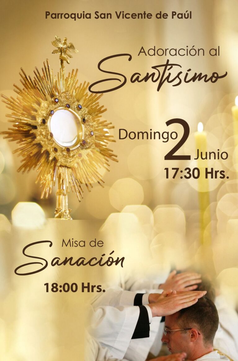 Adoración Eucarística y Misa por los enfermos - Parroquia San Vicente ...