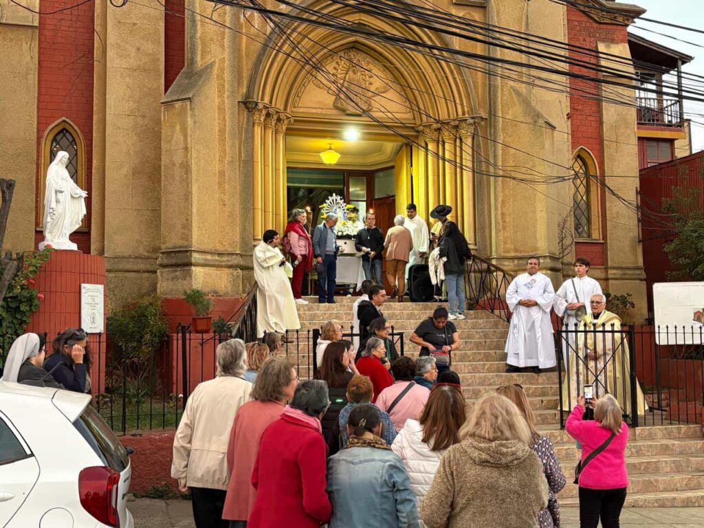 Volvió la procesión de la Virgen de Luján